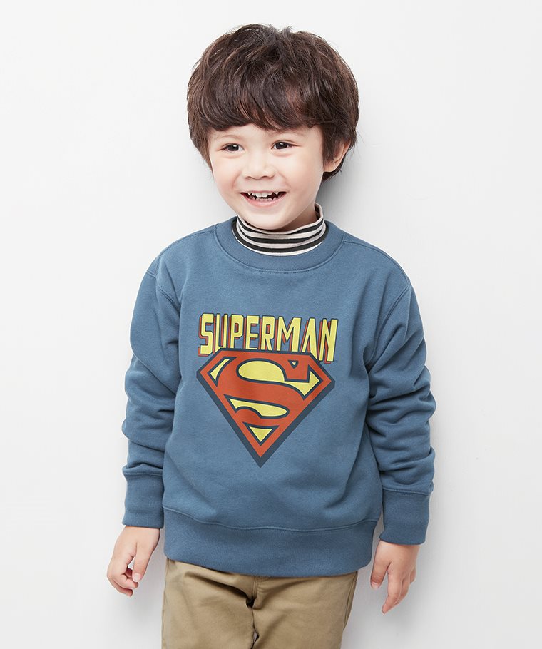Superman毛圈圓領衫-01-童