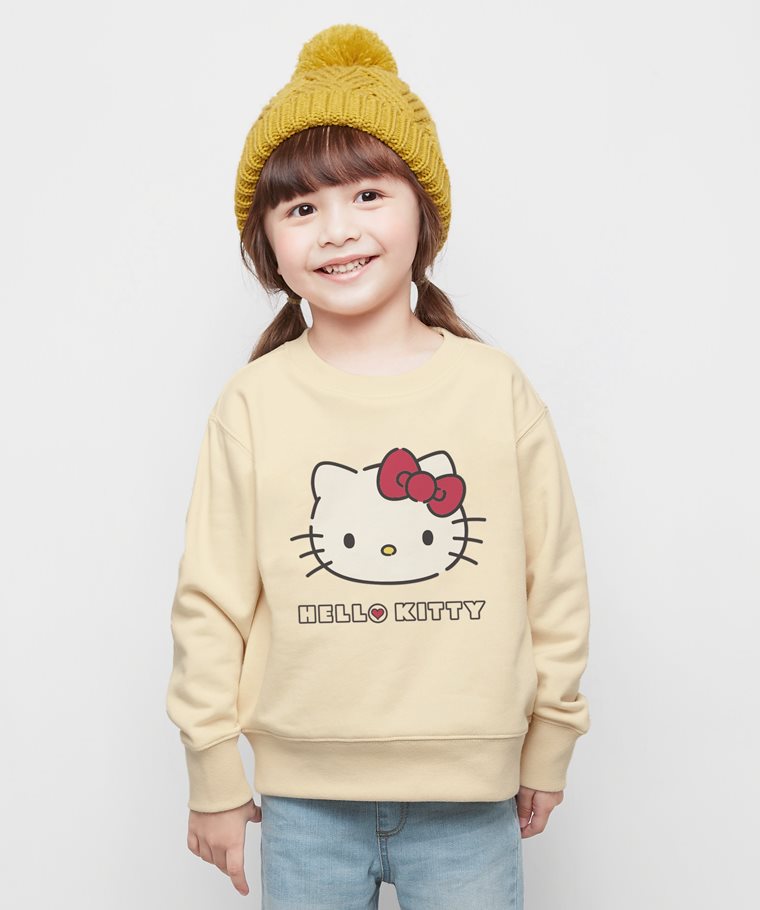 Hello Kitty毛圈圓領衫-04-童