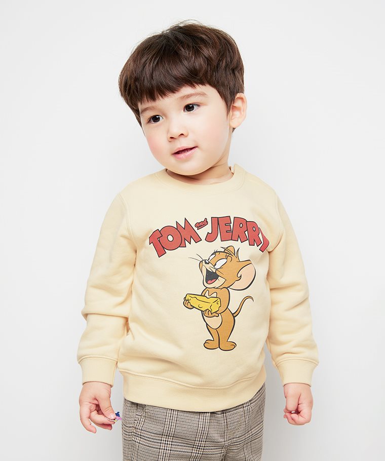 Tom & Jerry毛圈圓領衫-07-Baby