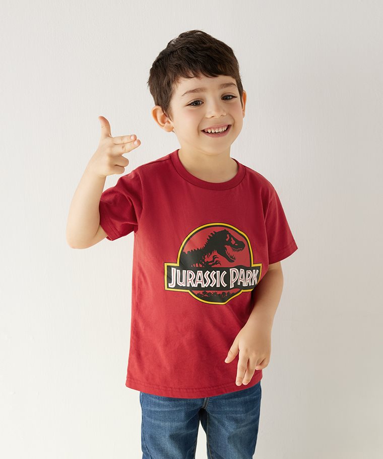 Jurassic World印花T恤-01-童