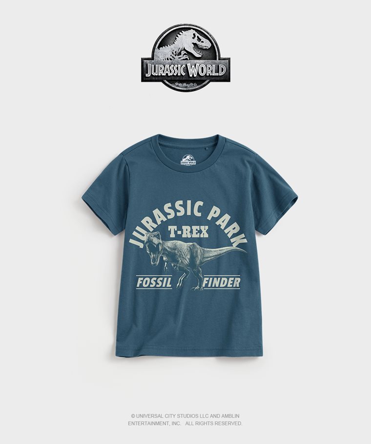 Jurassic World印花T恤-08-童