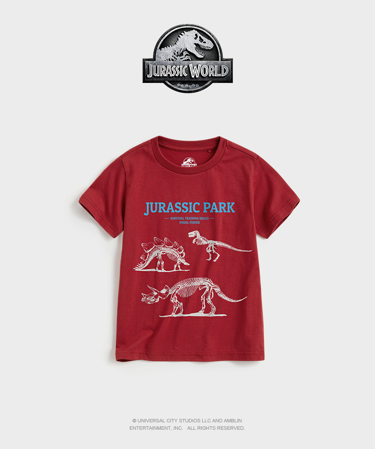 Jurassic World印花T恤-09-童