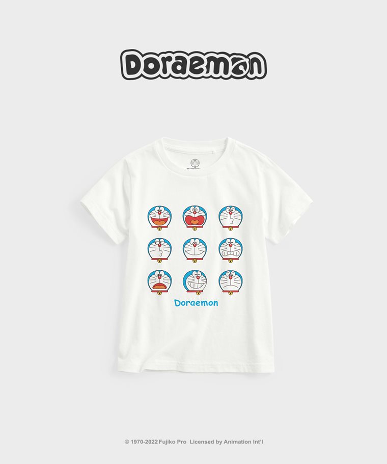 哆啦A夢印花T恤-02-童