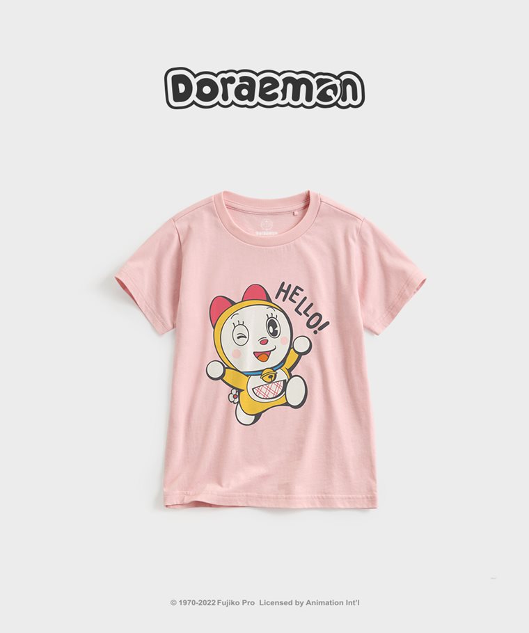 哆啦A夢印花T恤-10-童