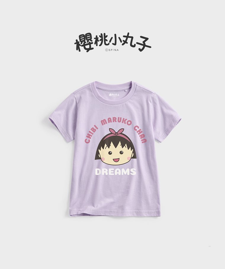 櫻桃小丸子印花T恤-03-童