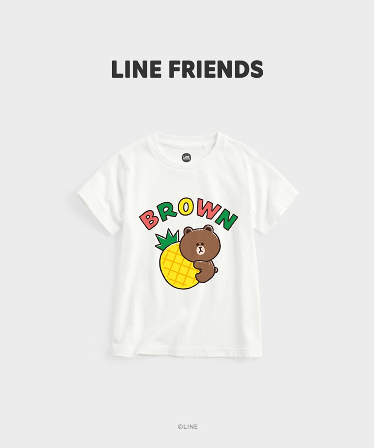 BROWN & FRIENDS印花T恤-04-童