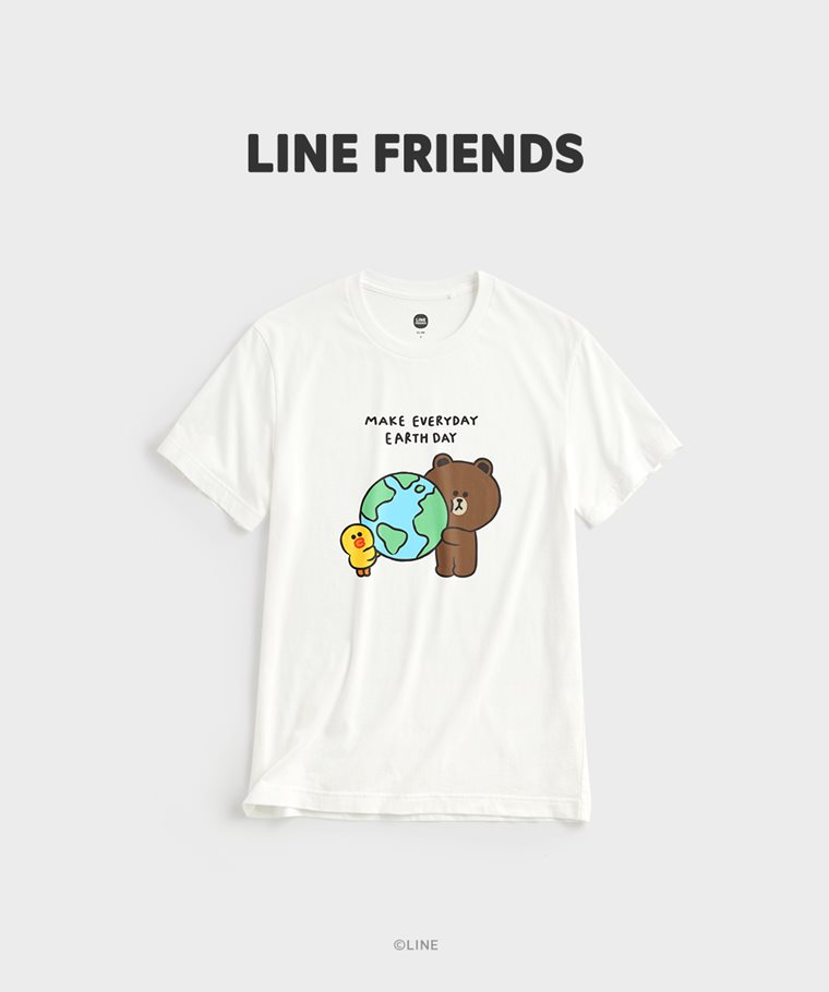 BROWN & FRIENDS印花T恤-03-男