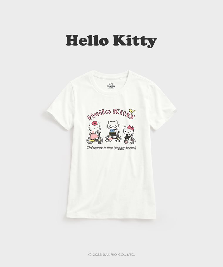 Hello Kitty印花T恤-05-女