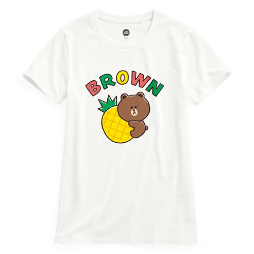 BROWN & FRIENDS印花T恤-04-女