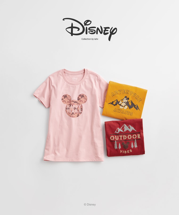 迪士尼系列印花T恤-04-女