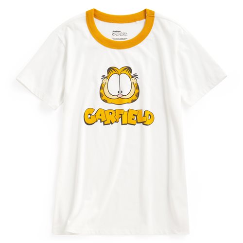 Garfield羅紋配色印花T恤-01-女
