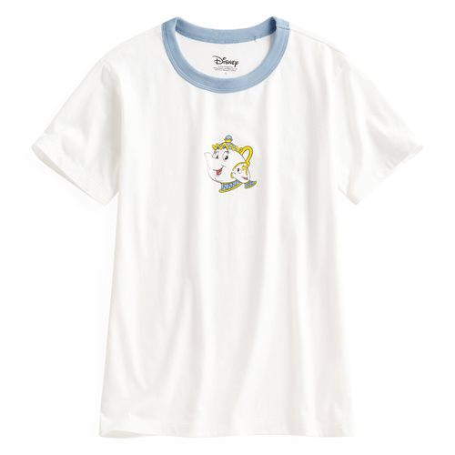 迪士尼系列羅紋配色印花T恤-23-女