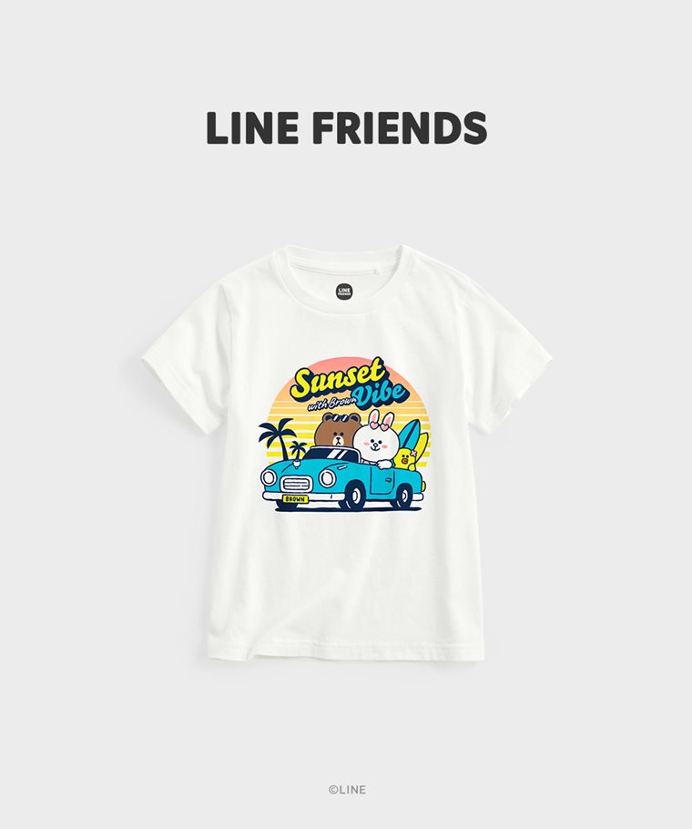 BROWN & FRIENDS印花T恤-05-童