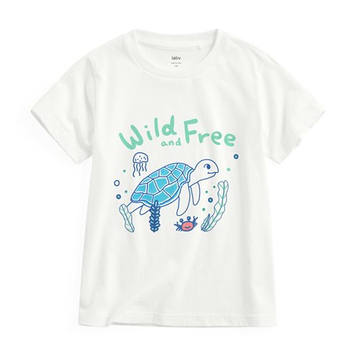 海龜印花T恤-童
