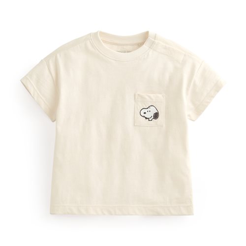 史努比系列竹節棉口袋T恤-01-Baby