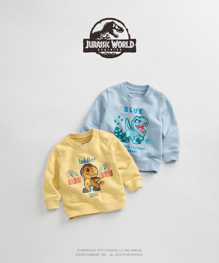 Jurassic World毛圈圓領衫-08-Baby