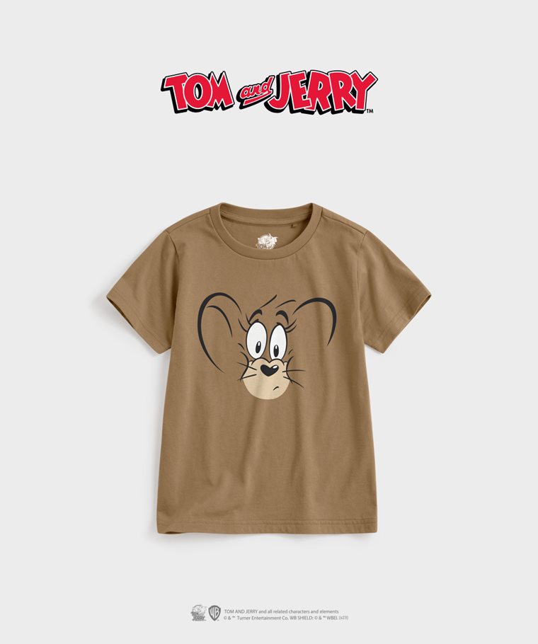 Tom & Jerry印花T恤-01-童