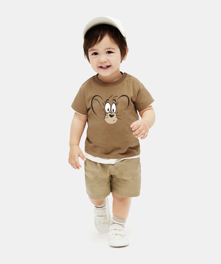 Tom & Jerry印花T恤-01-Baby