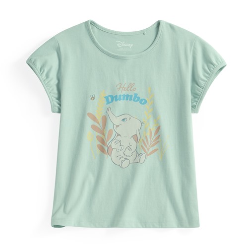 迪士尼系列燈籠袖印花T恤-29-童
