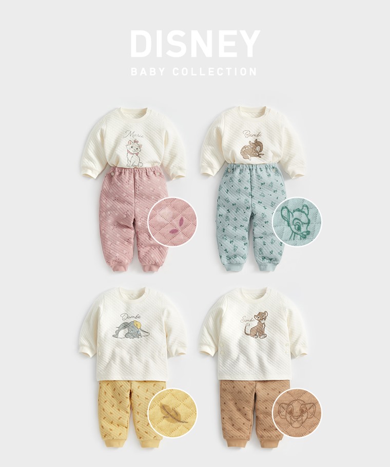 迪士尼系列鋪棉家居套裝-Baby