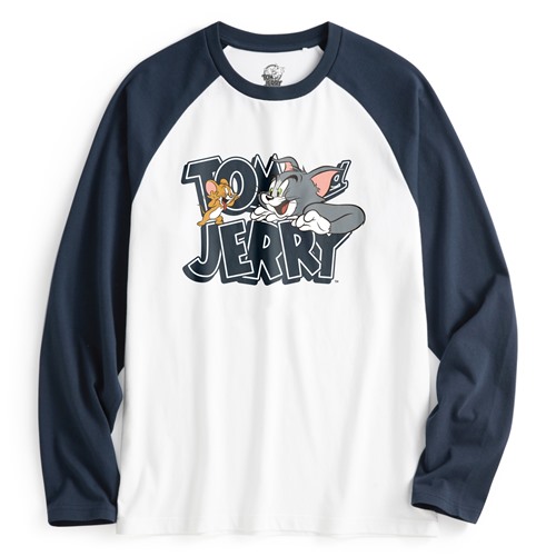 Tom & Jerry拉克蘭長袖T恤-04-男