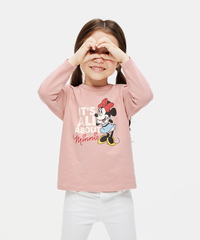迪士尼系列長袖印花T恤-04-童