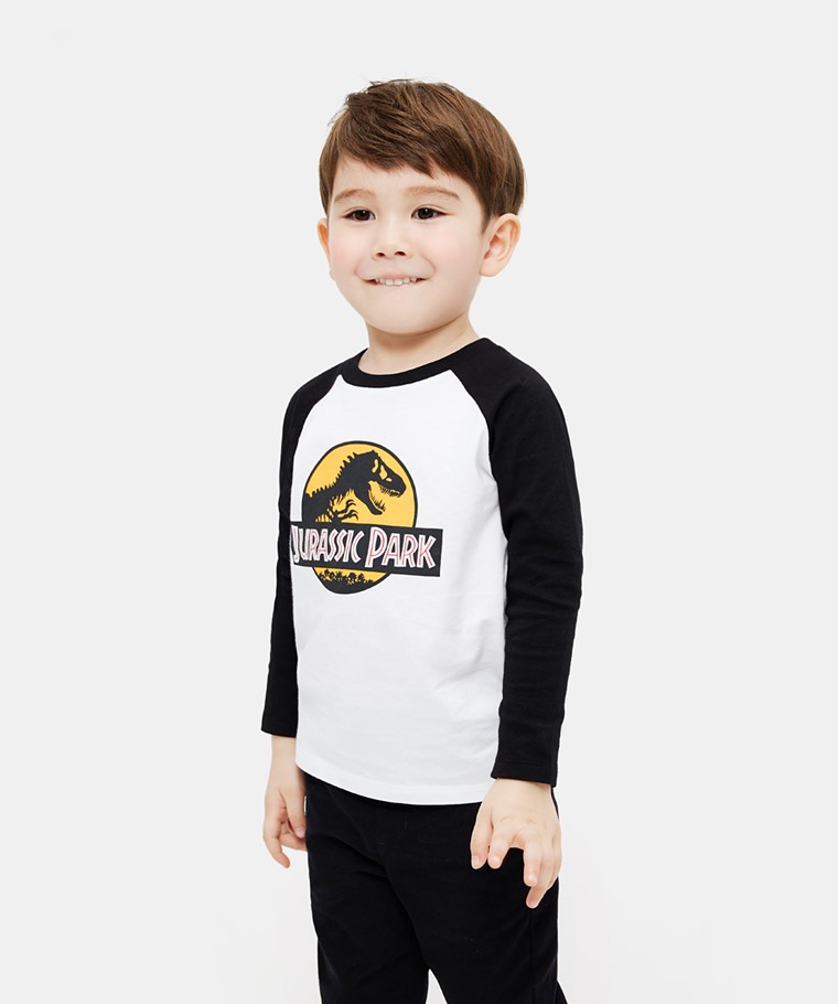 Jurassic World拉克蘭長袖T恤-01-童