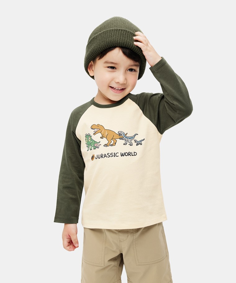 Jurassic World拉克蘭長袖T恤-03-童