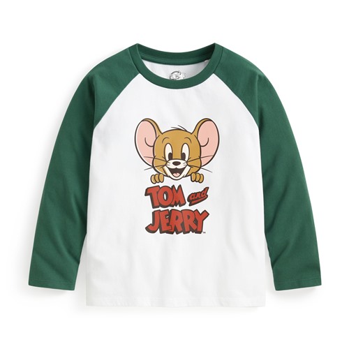 Tom & Jerry拉克蘭長袖T恤-03-童