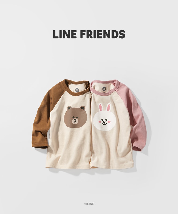 LINE FRIENDS拉克蘭長袖T恤-03-Baby