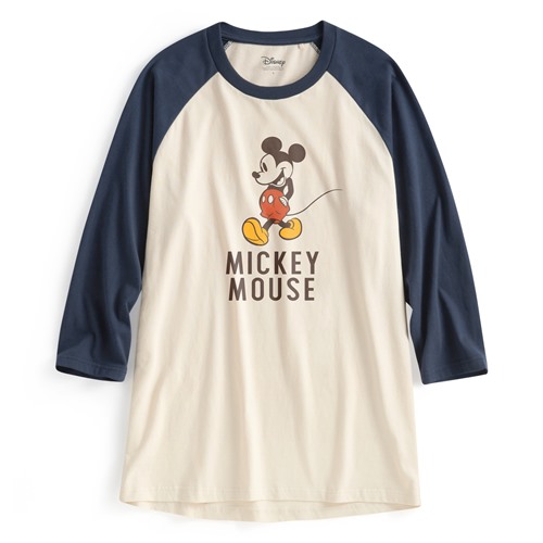 迪士尼系列寬長版拉克蘭八分袖T恤-16-女