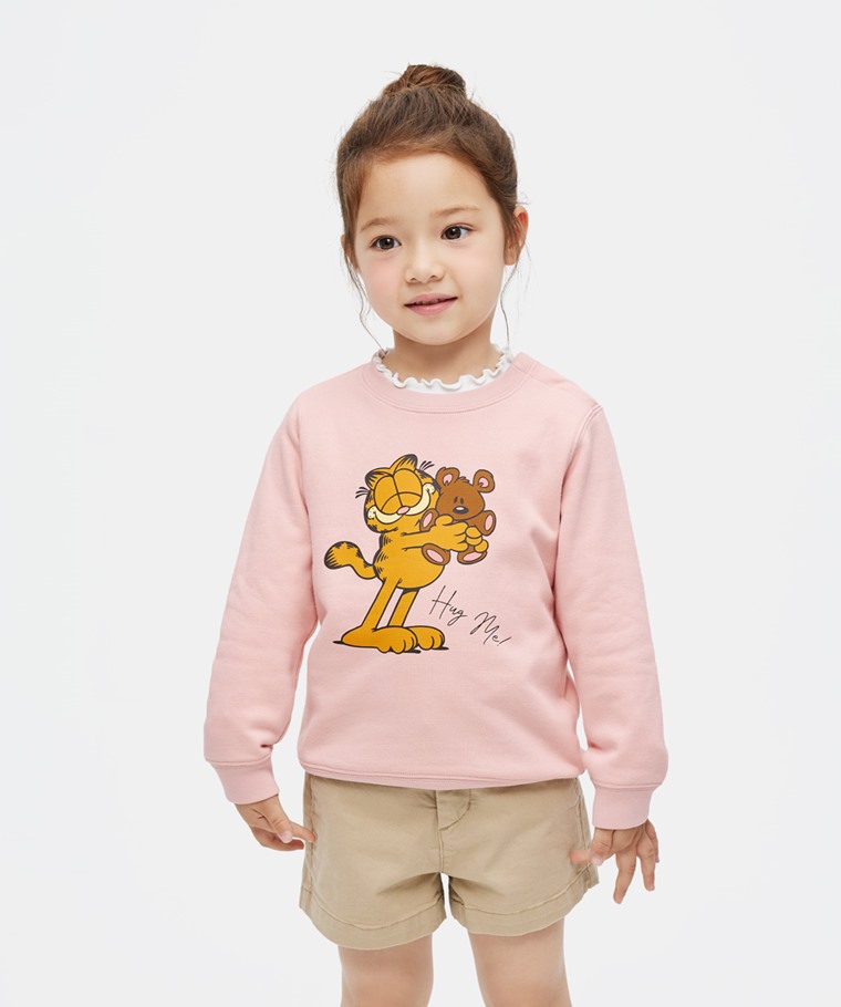 Garfield毛圈圓領衫-03-童