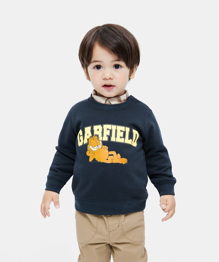 Garfield毛圈圓領衫-01-Baby