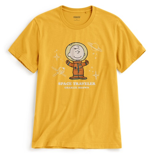史努比系列印花T恤-01-男