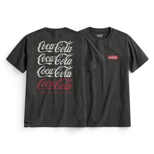 可口可樂厚版印花T恤-05-男