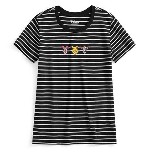 迪士尼系列條紋電繡T恤-24-女