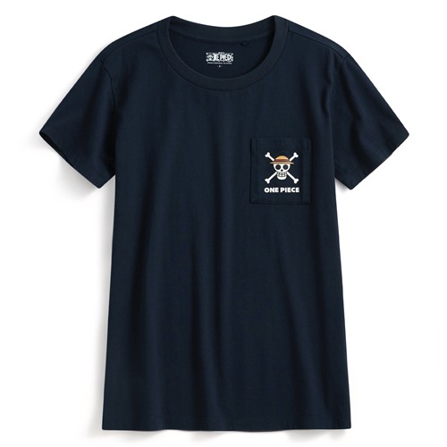 航海王口袋印花T恤-01-女