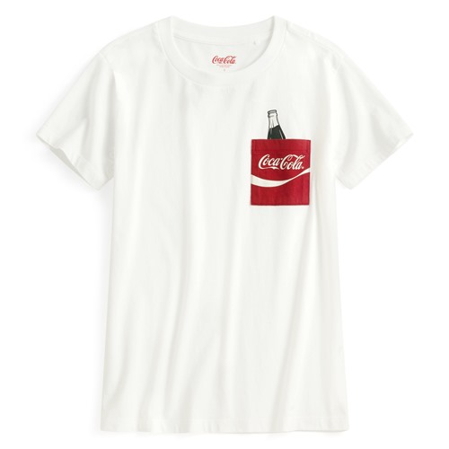 可口可樂口袋印花T恤-01-女