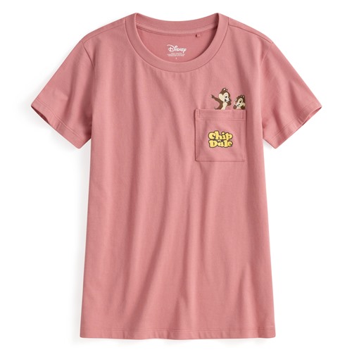 迪士尼系列口袋印花T恤-25-女