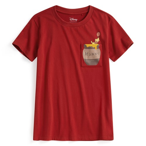 迪士尼系列口袋印花T恤-26-女