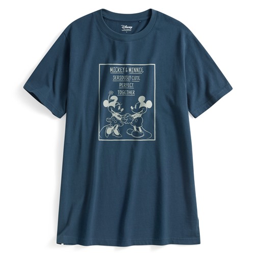 迪士尼系列寬長版印花T恤-33-女