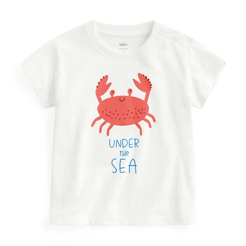 海洋動物印花T恤-Baby