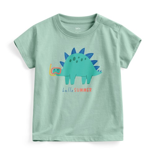 恐龍印花T恤-Baby