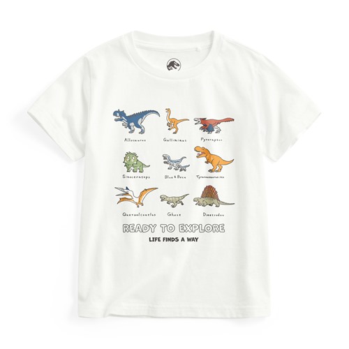 Jurassic World印花T恤-14-童