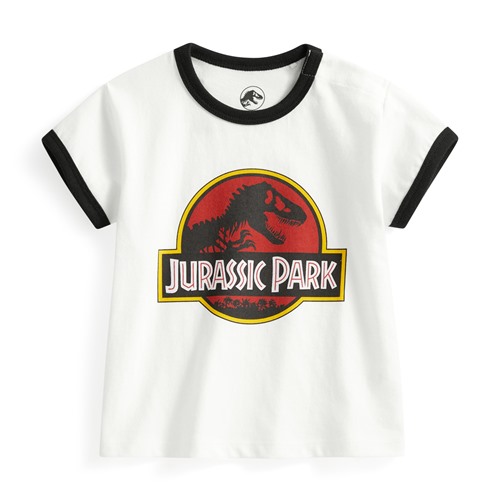 Jurassic World羅紋配色T恤-01-Baby