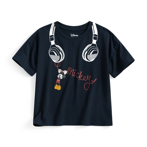 迪士尼系列寬版印花T恤-42-童