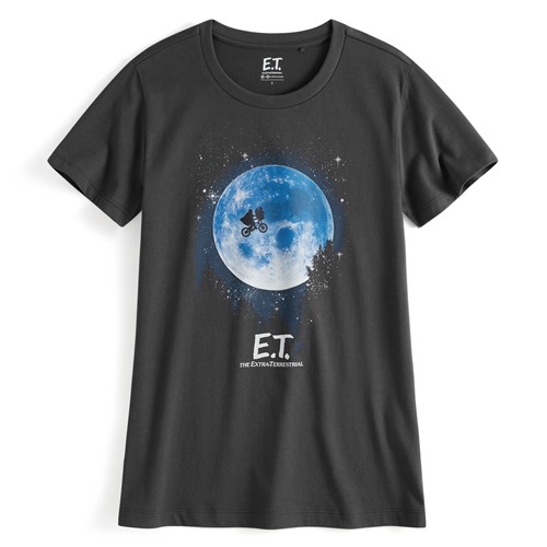 E.T.外星人電影系列印花T恤-02-女